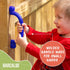 Playground Safety Handles, Outdoor Blue Grab Handle Bars, Plastic Tree House or Playhouse Accessories for Backyard