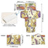 FUGIDOG Cute Ocean Fish Diaper Changing Pad Foldable Waterproof Portable Changing Pad Travel Changing Pad Baby Changing