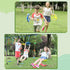 Rainbow Craft 3-Pack Ninja Wheel Obstacle for Kids, Swing Monkey Wheel for Ninja Warrior Obstacle Course, Blue, Red &