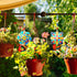Dunzoom 30 Set Summer Mandala Suncatchers Kits Mandala Flower DIY Suncatchers Craft Kits Make Your Own Paint Ornaments
