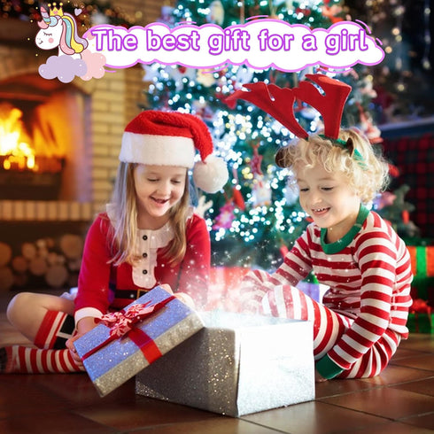 Kids Makeup Kit for Girls - Non-Toxic Little Girls Makeup Toys, Princess Play Set, Christmas Birthday Gifts for Ages