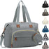 Diaper Bag Tote: Grey, Large Tote for Women with Pacifier Case & Shoulder Straps, Cute Hospital Baby Diaper Bag for Mom