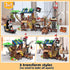 Set 3 Set, 781PCS 6-12+ HOGOKIDS Pirate Ship House Building with LED Light - Style Modes Pirate Wharf Supply Center