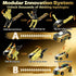 Lottmopi 2-in-1 3-12, Collision Transforming Dinosaur Car Toy, Magnetic Crash Convertible Robot Dino Toys for Kids Ages