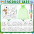 Fullhawl 12 Sets 12 12 Dinosaur Puzzles for Dinosaur Theme Color Your Own Puzzles DIY Dino Jigsaw Crafts with Stackable