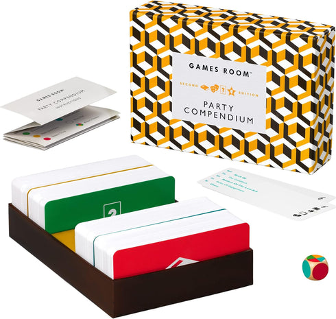 Ridley s Room Party Quiz Compendium - 4-in-1 Card Games Set for Parties and Family Game Night