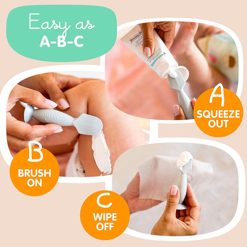 Bumco Mini Diaper Cream Spatula with Case, BPA-Free, Soft & Flexible Baby Must Haves