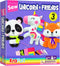 KRAFUN Unicorn Beginner Animal Sewing Kit for Kids Age 7-13 - Includes 3 Stuffed Animal Dolls