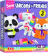 KRAFUN Unicorn Beginner Animal Sewing Kit for Kids Age 7-13 - Includes 3 Stuffed Animal Dolls