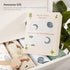 2 Pack 30x40in, Susurration Baby Blanket for Unisex Boys Girls, Soft Fluffy Crib Blankets with Muslin Cotton Front