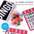 Set 1000 100 Set Royal Bingo Supplies Bingo Game for Adults, Seniors, and Family - Chips, Cards, Jumbo Deck of Calling