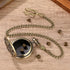 Mini DND Dice Set: 7pcs Polyhedral Metal D&D Dice with Steampunk Hollow Octopus Pocket Watch Shell Case