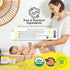 La Petite Creme Organic Diaper Balm (1 oz) - Gentle & Safe Healing Diaper Cream - USDA Certified Organic Baby Lotion