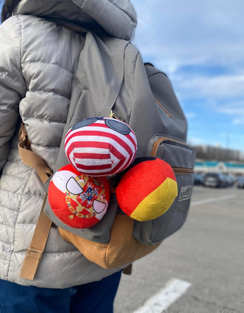6PC Countryballs Plushies, Soft & Educational National Character Toys, Your Collection of Countryball and Polandball