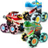 JOYIN 3 Pack Monster Truck Toy - Motion Activated Light-Up Cars for Toddlers, Press & Go Cars for Boys Girls