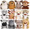12 Pack Small Stuffed Animals Bulk, 4.5 Inch Mini Plush Toys, Treasure