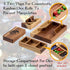 Wooden Magnetic Dice Tower with Dice Tray for Dungeons and Dragons - Portable Dice Roller Tower for Tabletop RPG Games