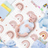 Boho Rainbow Portable Baby Play Mat, 43 x 43 Inch Washable Foldable Crawling Mat, Non Slip Playmat for Babies