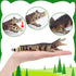 Toymany 12PCS Reptile Animal Figurine Toys Set: Cold Blooded Amphibians, Desert Animal Figures, Gift Party Favor