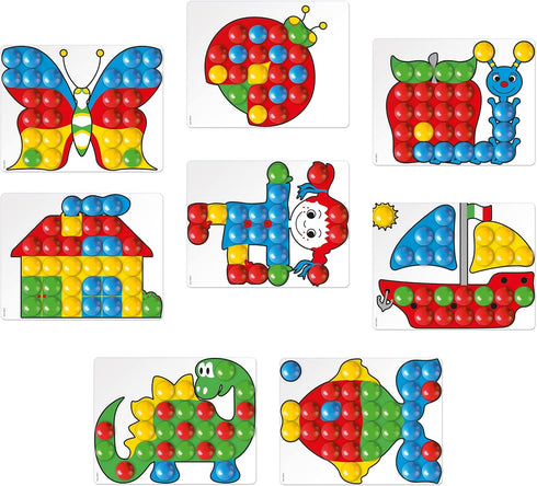 Quercetti Fantacolor Junior Mosaic Pegboard Set