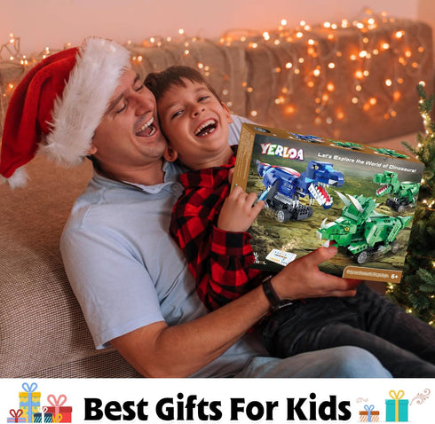 8-12 5-7 6-7, 6 7 8 9 10 11 12 343 Sets Yerloa Dinosaur Toys for Boys Age Jurassic Building Kits for Kids + Year Old