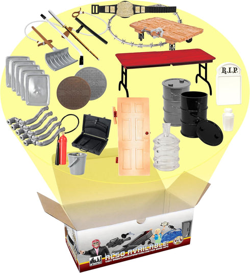 30 Piece Massive Wrestling Figure Accessory Pack