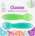 ChooMee Silicone Baby Spoons | 4 Months +, First Stage Baby Led Weaning Soft Spoon with Firm Handle | 2 CT