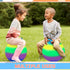 Poen 2 Pcs Hopper Ball - Jumping Hopping Ball with Air Pump for Kids, Bouncy Ball for Boys Girls Exercise and Games