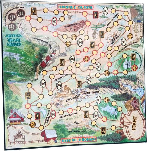 TaliCor 2-4 8+ Herd Your Horses Game - Experience the Thrill of a Wild Horse Round-Up for Players, Ages