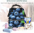 Qewfoju Backpack Backpack Fresh Blueberries Print Diaper Bag Large Capacity Diaper Baby Changing Bags