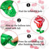 Gejoy 6 Pcs 37 Inch Red Rose Foil Balloons for Mother's Day, Flower Shaped Party Supplies