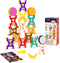 Battat Education Stacking Toy for Kids - Wooden Stacking Monkeys, Developmental Toy for Fine Motor Skills, 19 Pcs