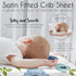 Sweet Jojo Designs Blush Pink Blue Boho Floral Girl Baby Satin Fitted Crib Sheet Infant Newborn Nursery Toddler Bed