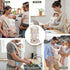 6-in-1 Baby Carrier with Hip Seat, Baby Carrier Newborn to Toddler, Adjustable Detachable Infant Toddler Carrier