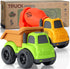 Toddler Toys for 1 Year Old Boy, Dump Truck and Mixer Cement, BPA Free Outdoor Toys for Toddlers 1-3