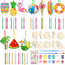 JellyArch 30 Pack Summer Wind Chime Making Kit for Adults Make Your Own