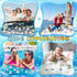 Honoson 36 Summer Summer Pcs Beach Rubber Duckies Bulk Mini Rubber Duck Bath Toys Float Bathtub Ducky Cute Squeaky