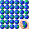 48 Pcs 2.5'' World Stress Balls Bulk - Earth Stress Relief Toys, Mini Globe Squeeze Balls for Birthday Party Favors