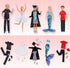 51 Pcs Doll Career Clothes & Accessories, 10 Sets of Role-Playing Clothing & 10 Pairs of Shoes for 11.5 Inch Dolls