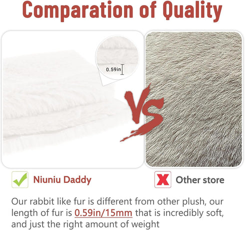 NiuniuDaddy 20" Unicorn Weighted Stuffed Animal Plush Toy, Large Pillowfort Body Pillow for Kids and Adults