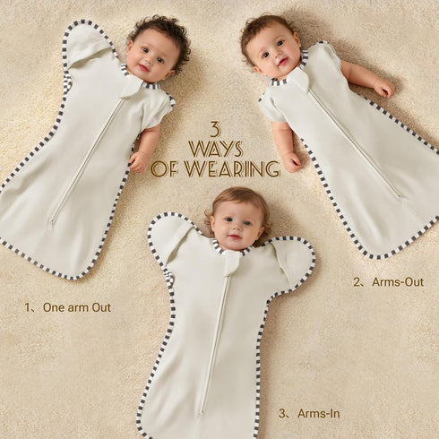 Infants,2-Piece Set Baby Swaddle Blanket for Newborns and Infant Pajamas,Baby Sleep Sack,Snug Fit Helps Calm Startle