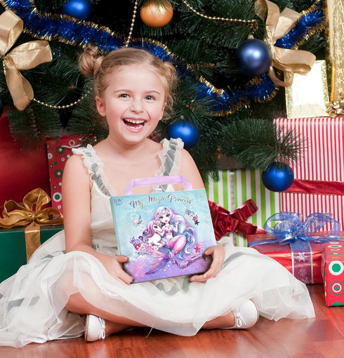 Charm Bracelet Making Kit & Unicorn/Mermaid Girl Toy - Ideal Crafts for Ages 8-12 Girls to Inspire Imagination