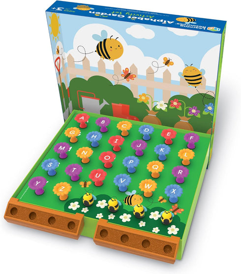 Set 45 3+ Learning Resources Alphabet Garden Activity - Pieces, Age Educational Indoor Games, Preschool Alphabet