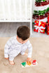 Pearhead 3 Piece Wooden Holiday Puzzle - Kids Christmas Puzzle Set, Holiday Stocking Stuffer Toys for Children