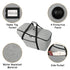 Car Seat Travel Bag, Fits Chicco Keyfit 30, Uppababy Mesa, Nuna Pipa Lite, Padded Infant Gate Check Bag for Air Travel