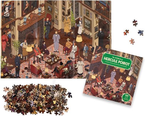 The World of Hercule Poirot 1000 Piece Puzzle