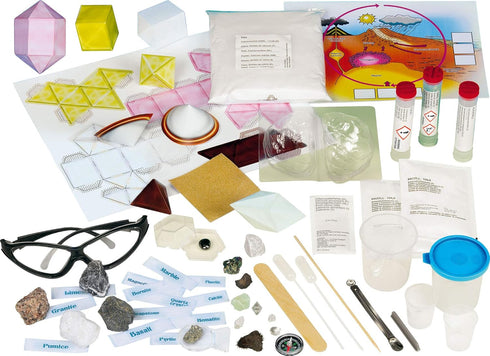 Thames & Kosmos Kids First Crystals, Rocks & Minerals Science Experiment Kit, Intro to Geology for Early Learners