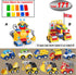 Building Blocks Car Set for Kids, 171 Pieces for Toddlers 2-5, Classic Large Building Bricks, Educational Toys