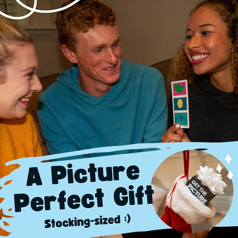 OFF TOPIC Get The Picture Card Game - Fun Word Puzzle Game for 2+ Players, Great Party Game