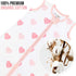 0.5 24-48 Mama Cheetah Baby Sleep Sack TOG, Organic Cotton Baby Wearable Blanket with Two-Way Zipper, Swaddle
